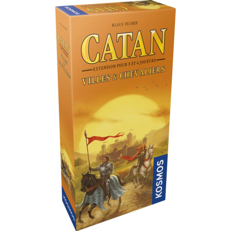 jeu de société catan extension villes et chevaliers 5-6 joueurs