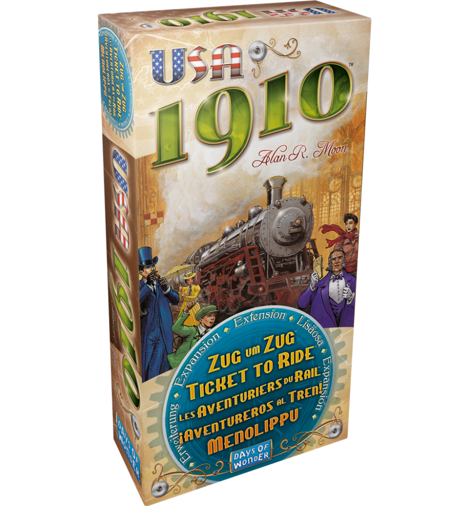 jeu de société extension les aventuriers du rail USA 1910