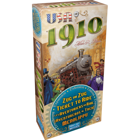 jeu de société extension les aventuriers du rail USA 1910