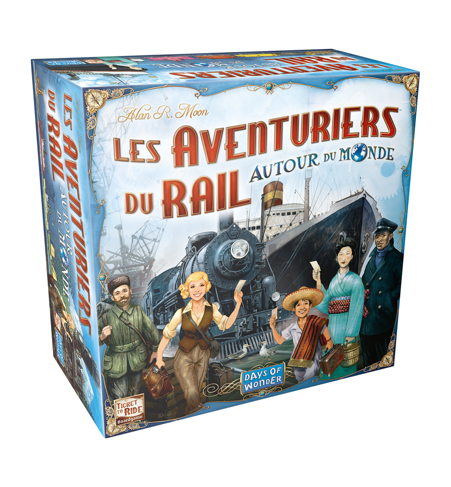 jeu de société les aventuriers du rail autour du monde