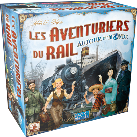 jeu de société les aventuriers du rail autour du monde