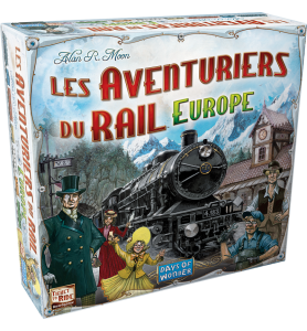 jeu de société les aventuriers du rail europe