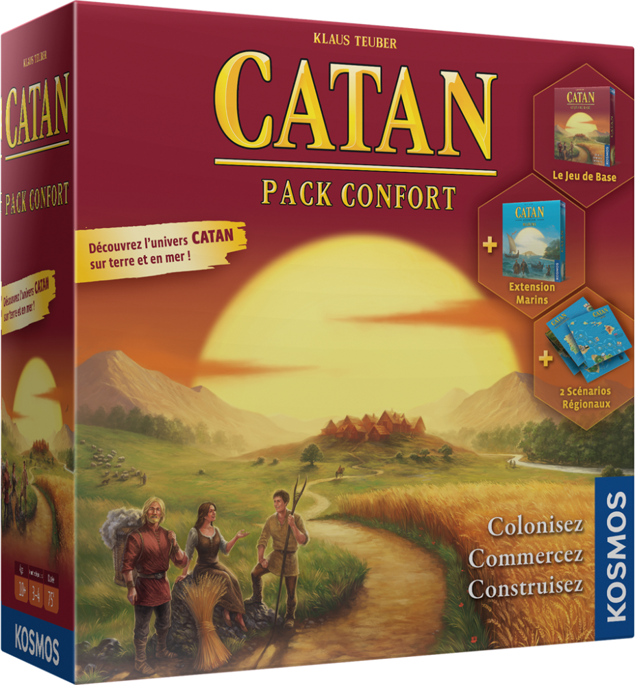 jeu de société catan pack confort