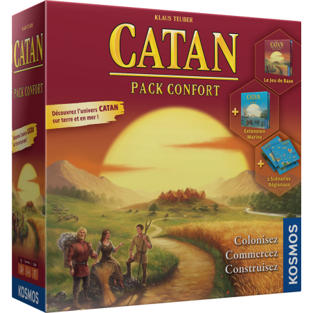 jeu de société catan pack confort