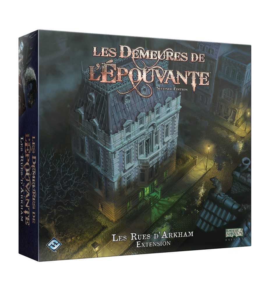 jeu de société les demeures de l'épouvante les rues d'arkham extension