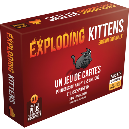 jeu de société exploding kittens