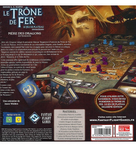 jeu de société game of throne extension mere des dragons