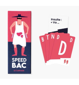 jeu de société speed bac le carnage