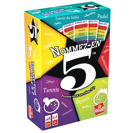 jeu de société nommez en 5