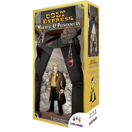 jeu de société colt express extension marshal et prisonners