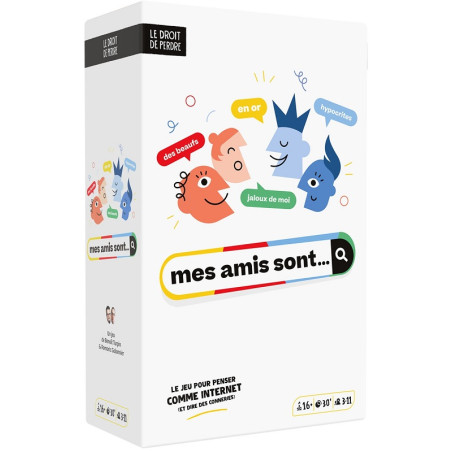 jeu de société mes amis sont