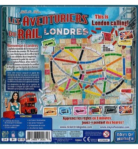 jeu de société les aventuriers du rail londres