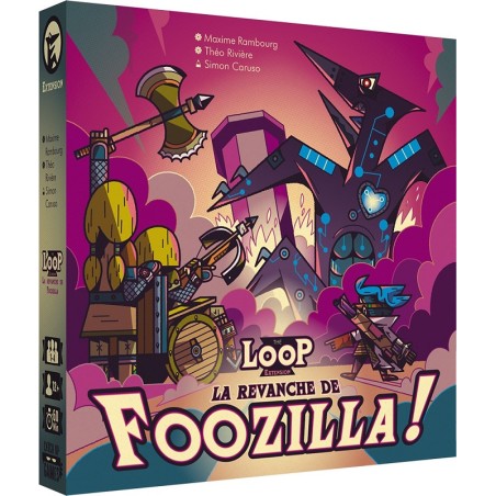 jeu de société the loop extension la revanche de foozilla