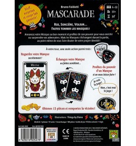 jeu de société mascarade