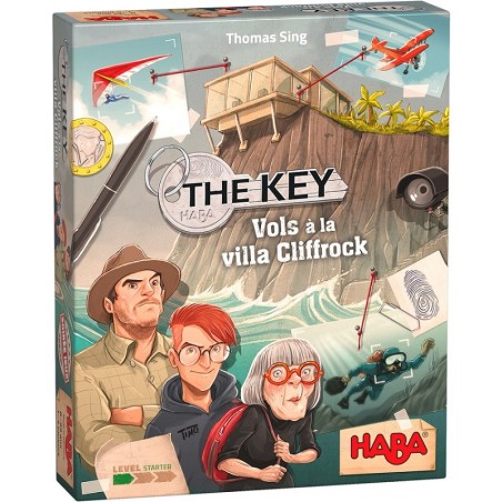 jeu de société the key vols a la villa clifferock