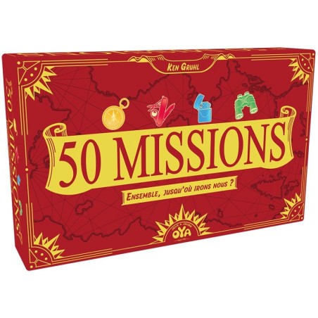 jeu de société 50 missions rouge