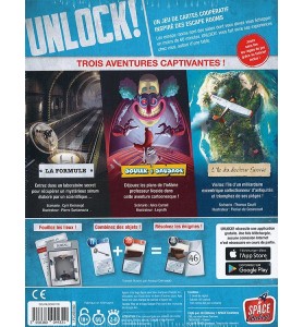 jeu de société unlock escape adventures