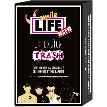 jeu de société smile life extension trash