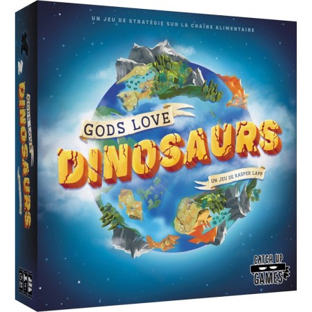 jeu de société gods love dinosaurs