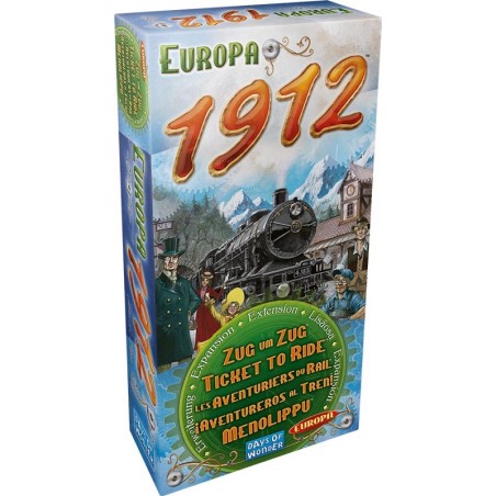 jeu de société les aventuriers du rail europe extension 1912