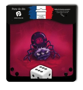 accessoire jeu de société piste de dés rose spider