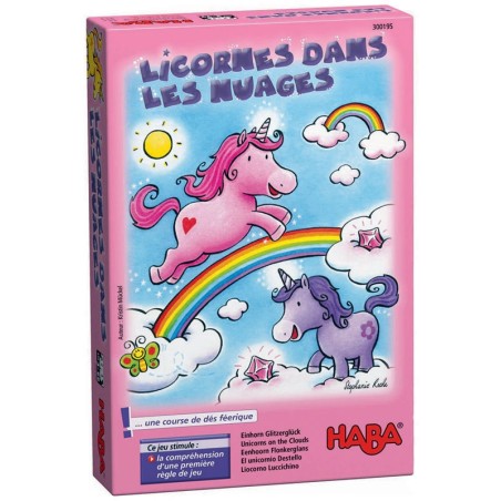 jeu de société licornes dans les nuages