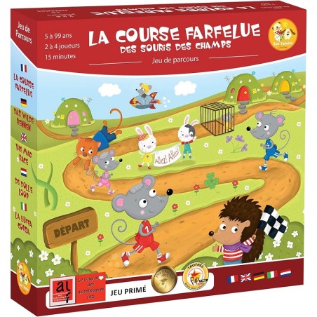 jeu de société la course farfelue des souris des champs