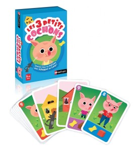 jeu de société famille les 3 petits cochons