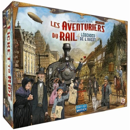 jeu de société les aventuriers du rail legacy légendes de l'ouest