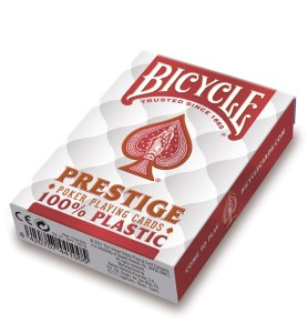 JEU DE 54 CARTES ROUGES BICYCLE PRESTIGE