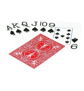 JEU DE 54 CARTES ROUGES BICYCLE PRESTIGE