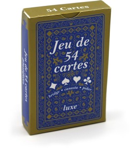 jeu de 54 cartes Luxe