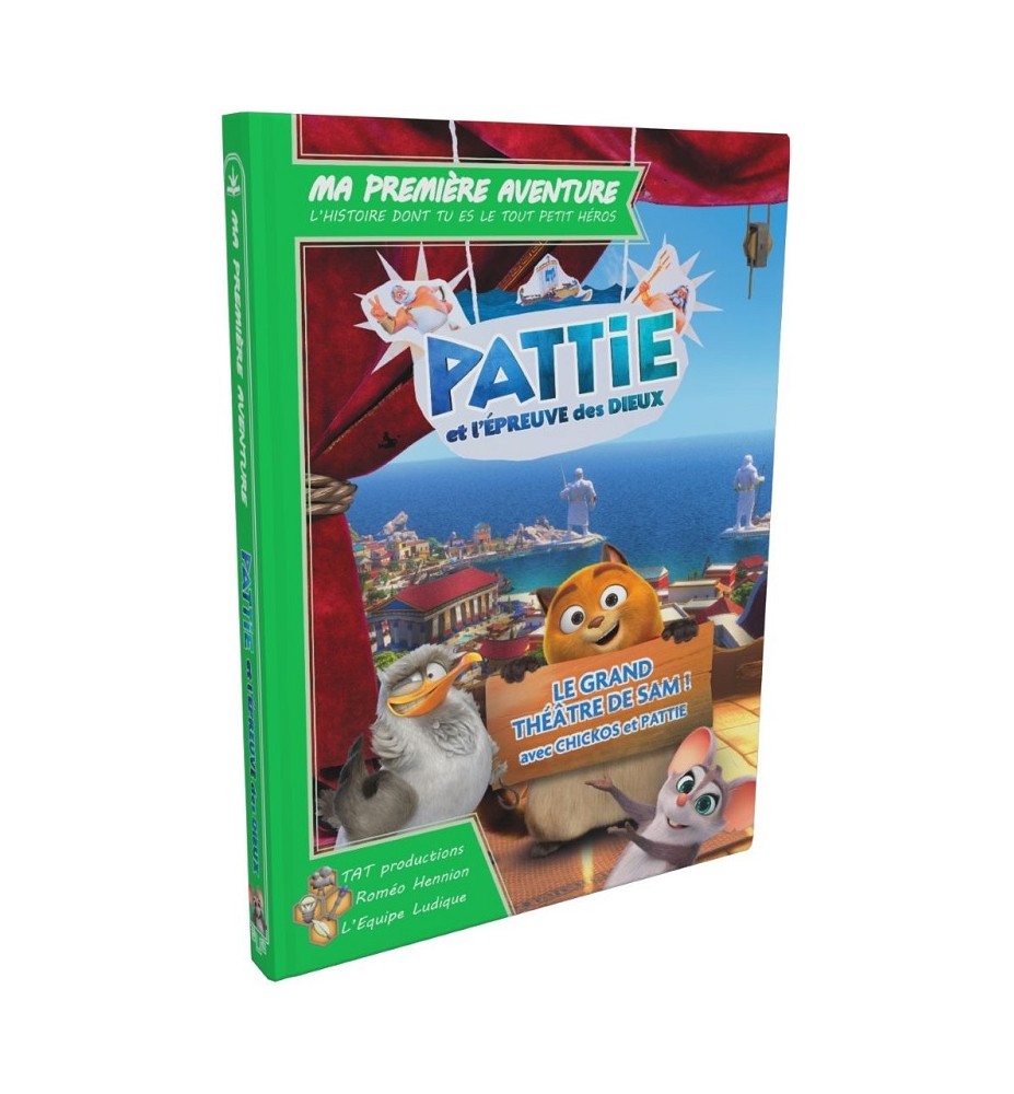 livre ma premiere aventure pattie et l'épreuve des dieux