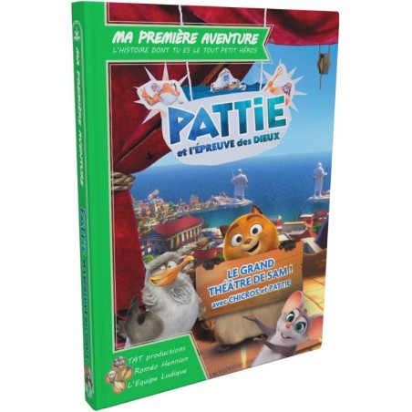 livre ma premiere aventure pattie et l'épreuve des dieux