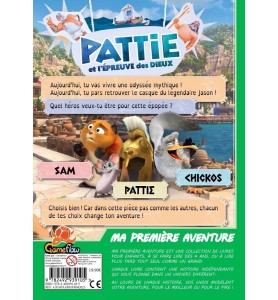 livre ma premiere aventure pattie et l'épreuve des dieux