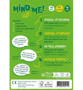 jeu de société Mind me