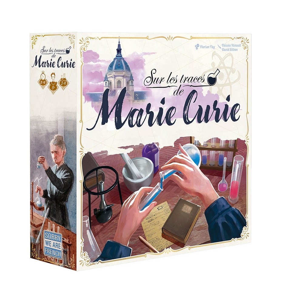 jeu de société sur les traces de Marie Curie