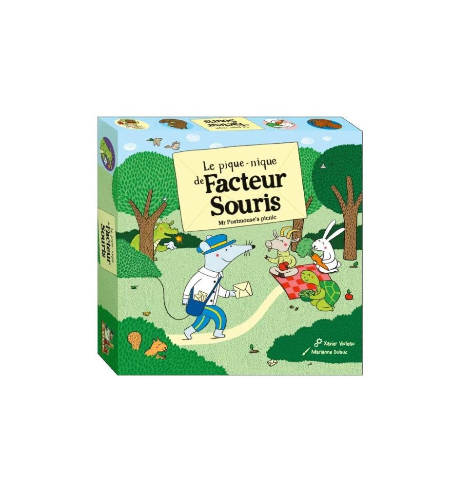 Jeu enfant le pique-nique de facteur souris