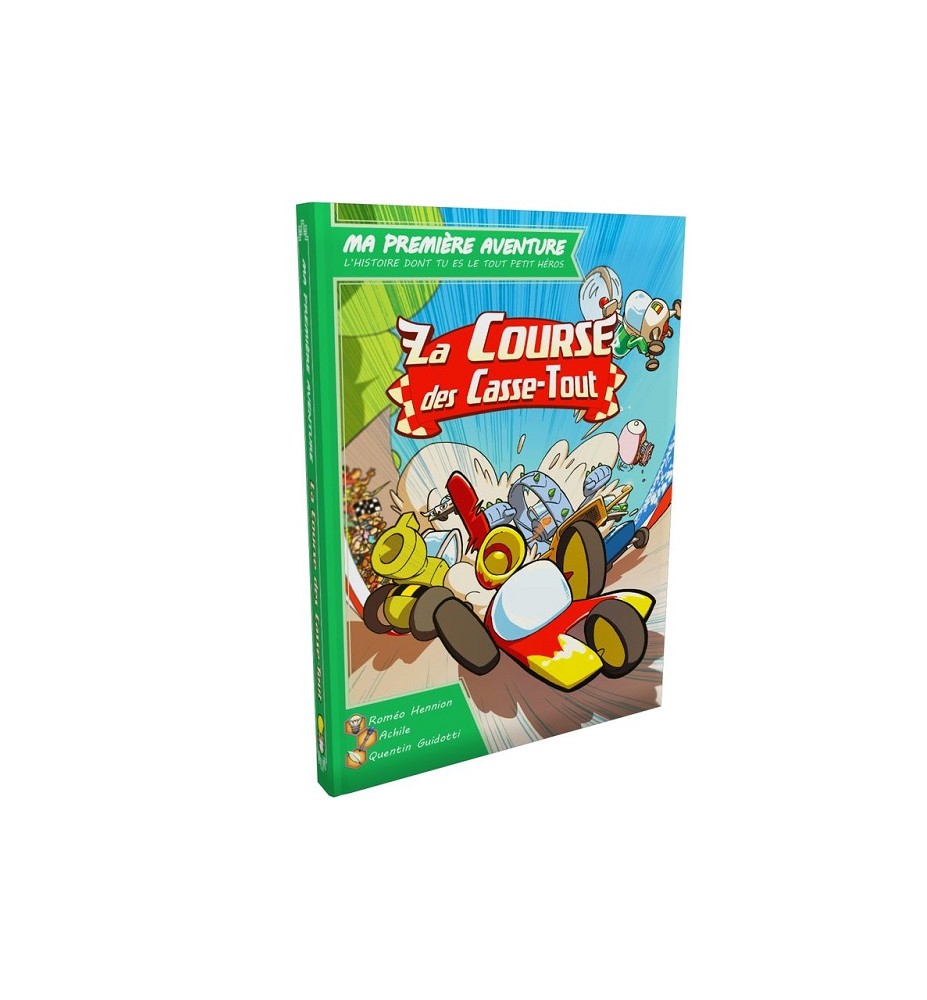 livre jeu parent/enfant la course des casse-tout