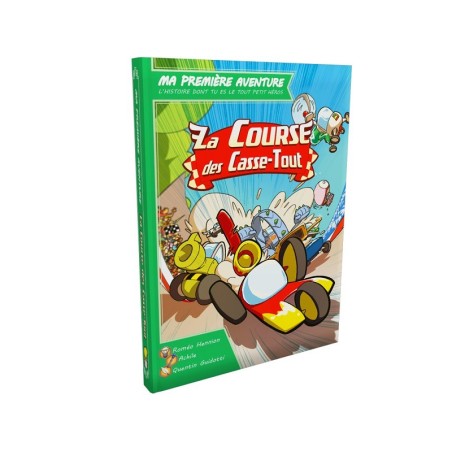 livre jeu parent/enfant la course des casse-tout