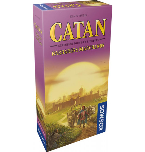 jeu de société catan barbares et marchands 5-6 joueurs