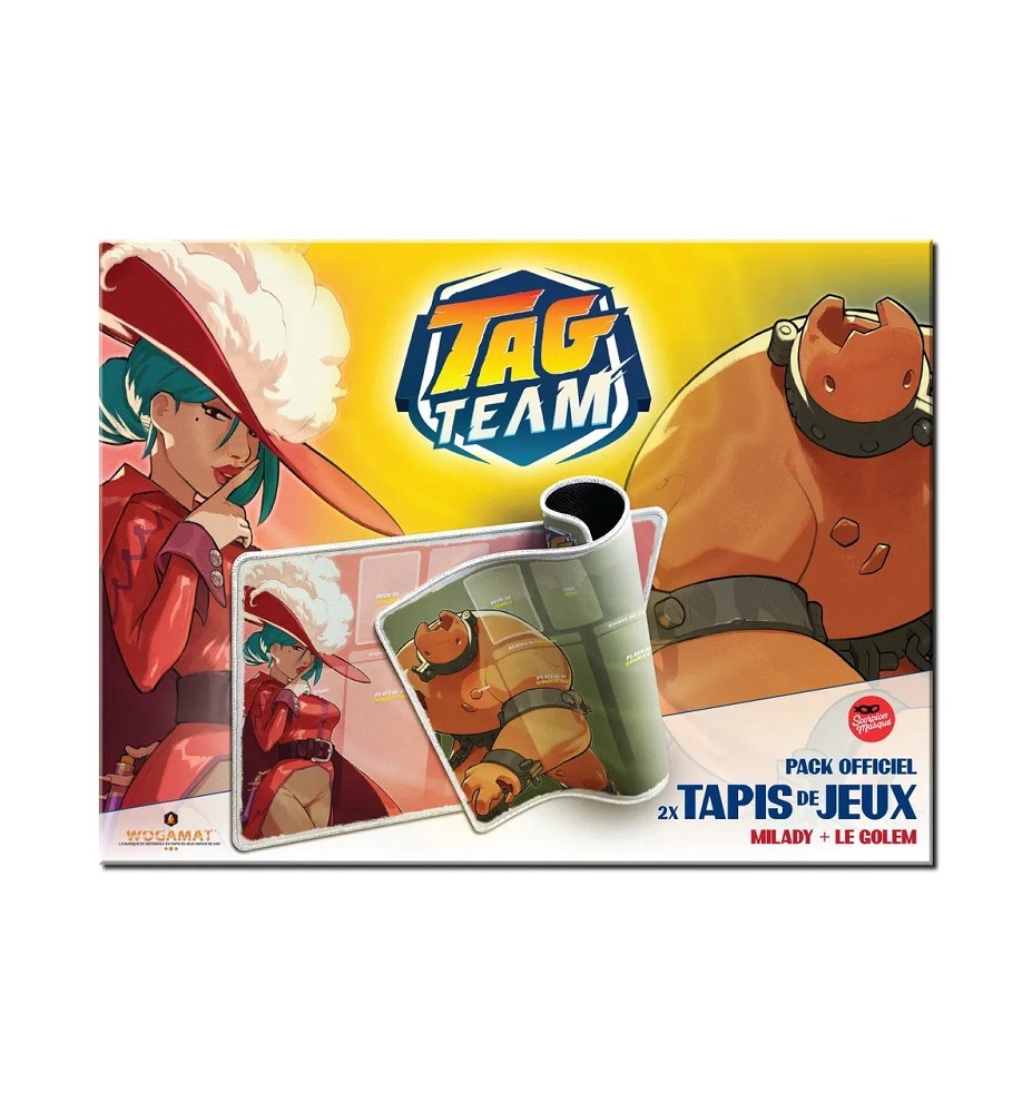 tapis de jeu tag team Milady + le golem