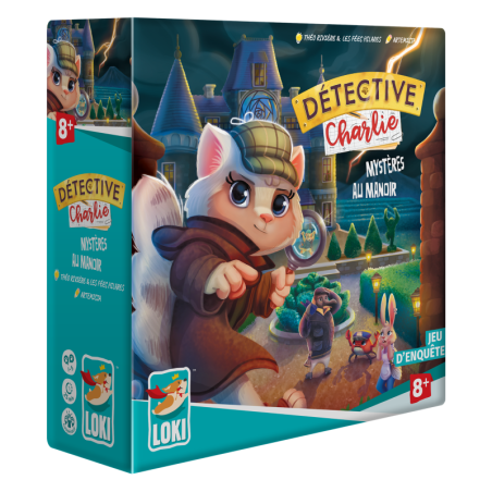jeu de société Detective Charlie - mysteres au manoir