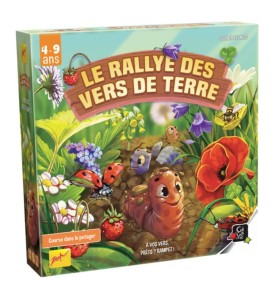 Jeu de société enfant Le rallye des vers de terre