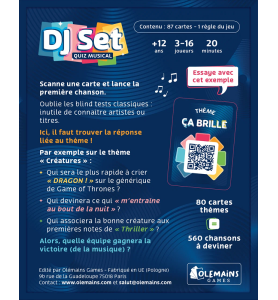 jeu de société DJ SET