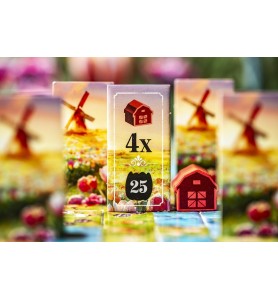 jeu de pose de tuiles Frosted Blooms