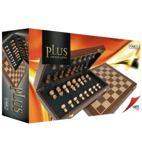 Jeu d'échecs Luxe en bois FSC, pliable