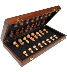 Jeu d'échecs Luxe en bois FSC, pliable