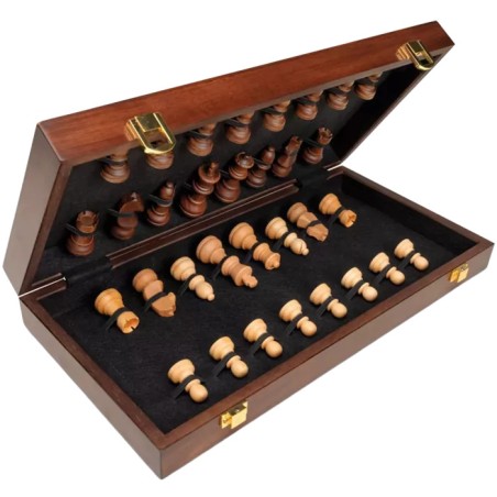 Jeu d'échecs Luxe en bois FSC, pliable