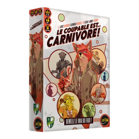 jeu de société Le Coupable est carnivore